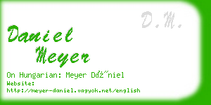 daniel meyer business card